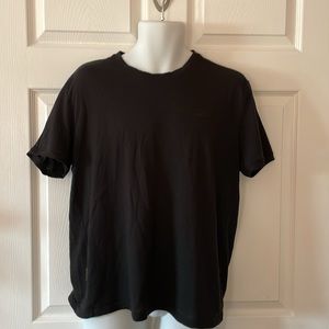 ICEBREAKER Men’s Merino Black Short Sleeve T-shirt Size LARGE
